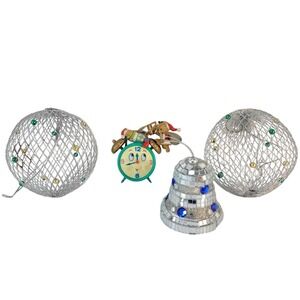 1995‎ Vtg. Matrix IND. Limited Ornament  SNOOZING BEAR PLUS 3 EXTRA ORNAMENTS